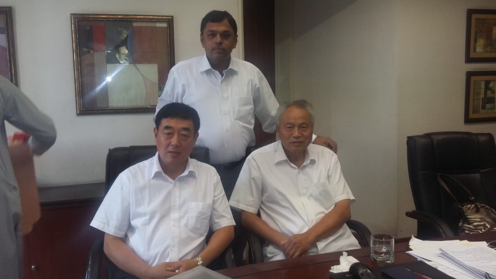 Delegation from Malik MIJ Chunxing Resources Recycling Co. meeting with MSM Infra Services management in Lahore